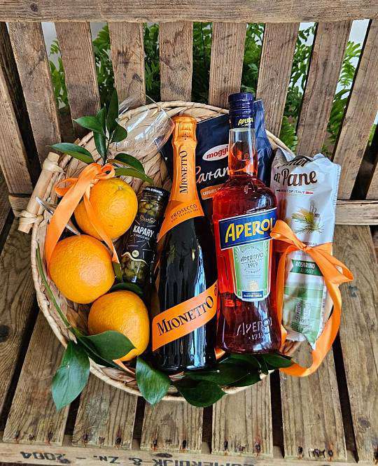 Aperol Spritz из свежей корзины 3
