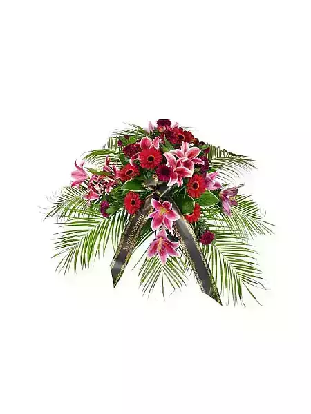 Funeral germini and lily flower