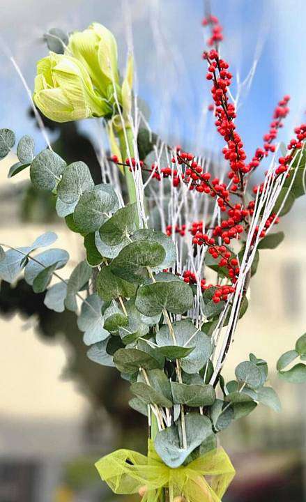 Bouquet of Christmas Amarylis in Ilex 2