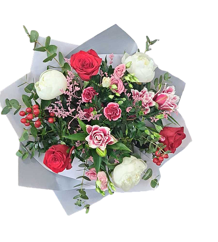 Romantic peony bouquet