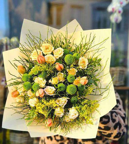 Kytice Oranžové tulipány