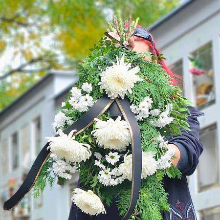 Smuteční kytice Chryzantéma