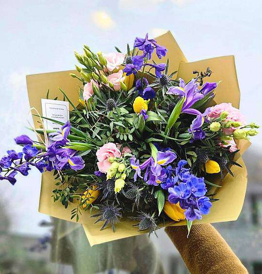 Kytice Iris v Tulipánu 1