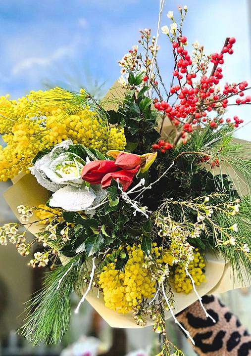 Kytice Vánoční Mimósa 1