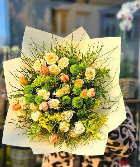 Kytice Oranžové tulipány