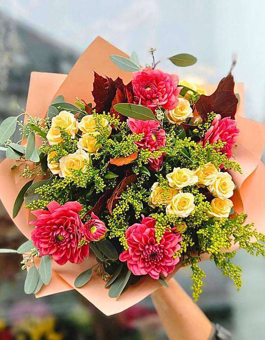 Podzimní Růžová Jiřina 1