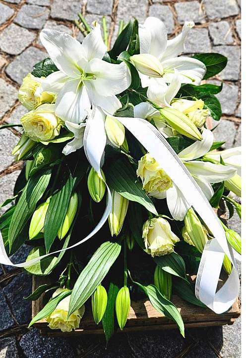 Smuteční kytice Nezapomeneme 1