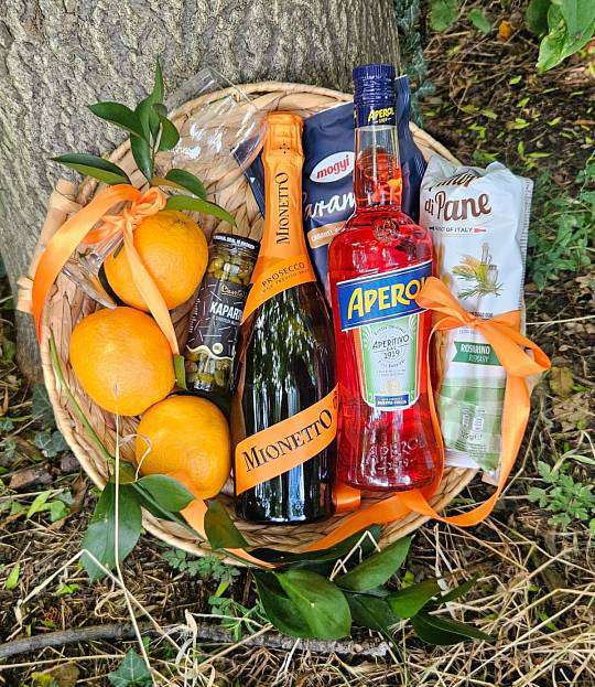Aperol Spritz из свежей корзины 1