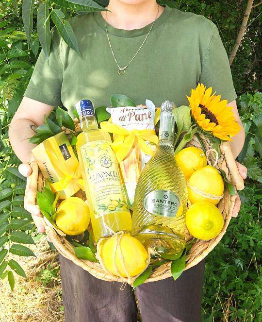 Limoncello dárkový koš 1
