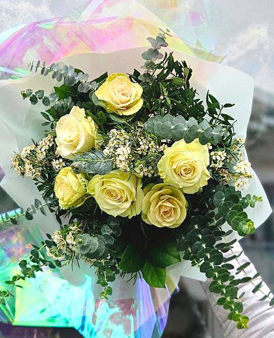 Bouquet of silver cabbage 1