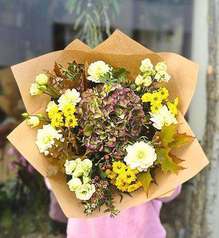 Bouquet of Autumn Hydrangea