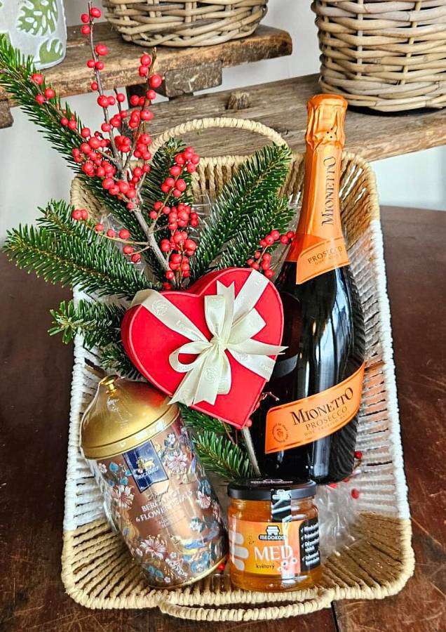 Dárková krabice orange Mionetto