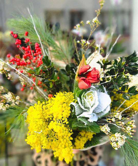 Kytice Vánoční Mimósa 2