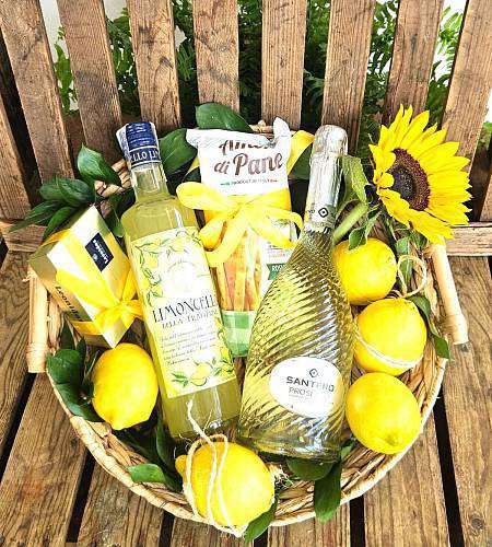 Limoncello dárkový koš