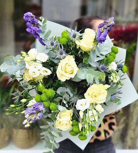 Blue and white dream bouquet