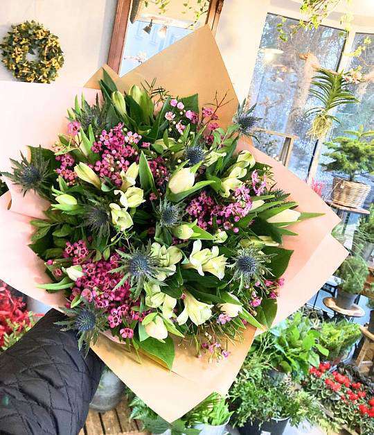 Kytice Tulipán v bodláčí 1