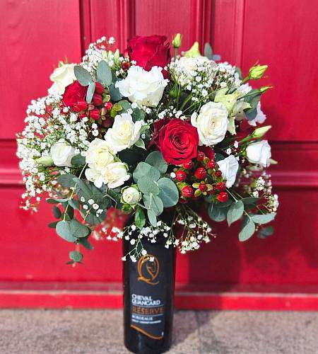 Flower Wine: Bordeaux & Rose Elegance