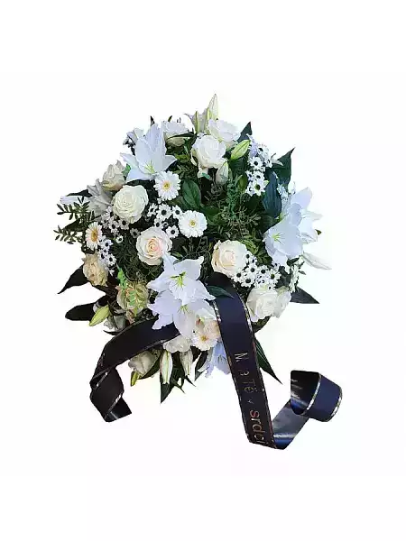Funeral bouquet white dream