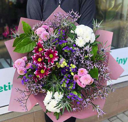 Букет фиолетовый