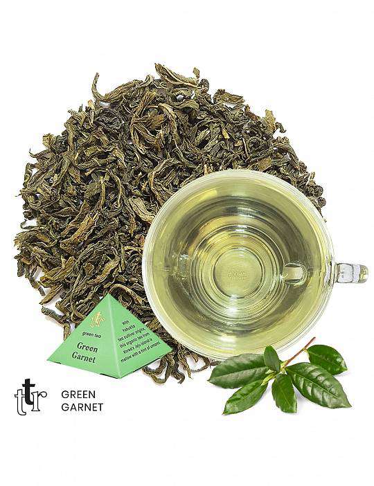 Рассыпной чай - Зеленый гранат, 75г коробка 1