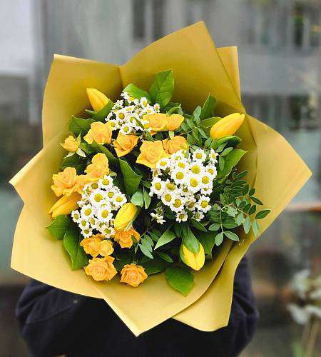Kytice Žlutý tulipánek