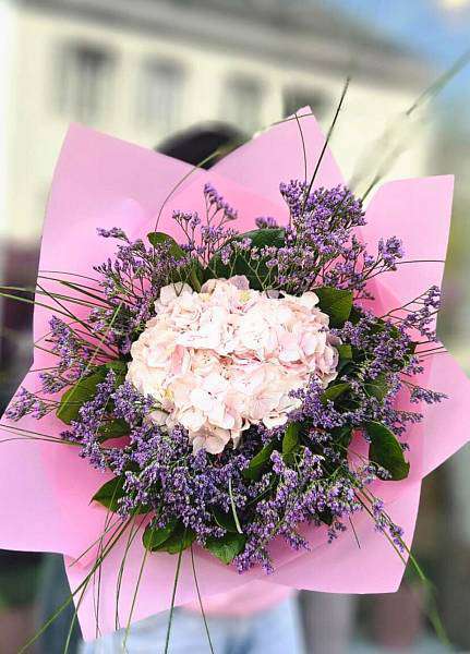 Flower bouquet Hydrangea - Limonium