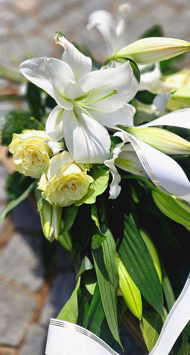 Smuteční kytice Nezapomeneme 2