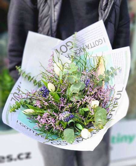 Kytice Fialový hyacint