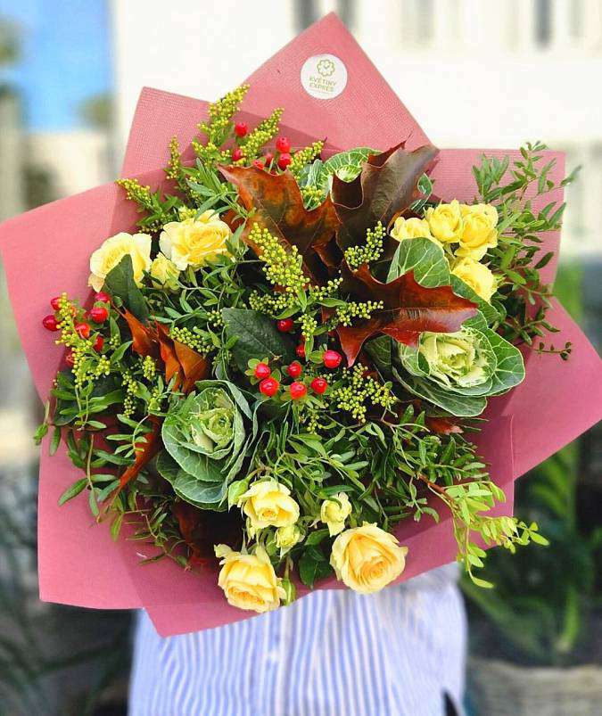 Bouquet Don't get into my cabbage