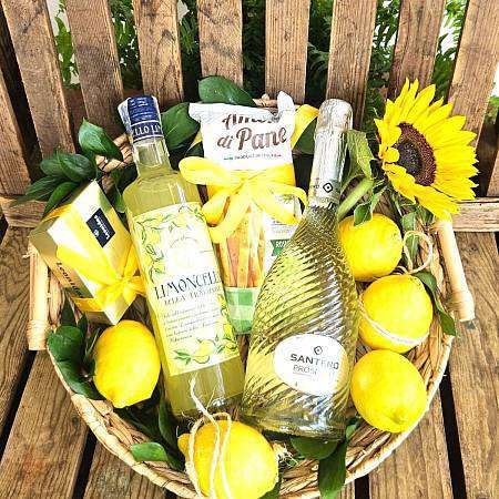 Limoncello dárkový koš