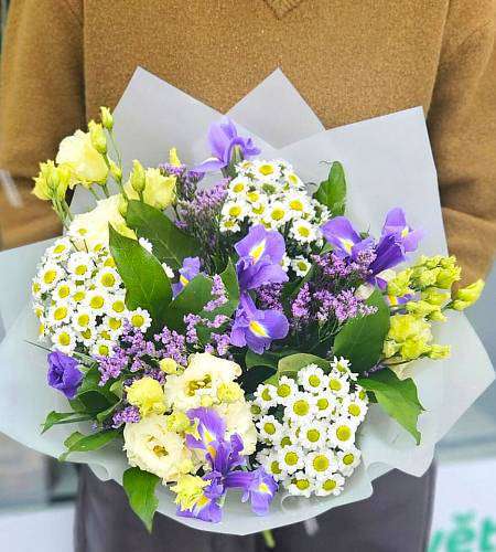 Kytice Fialový iris