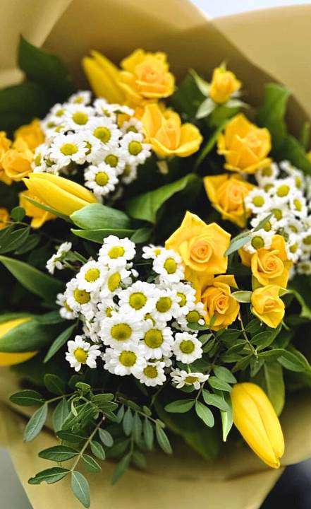 Kytice Žlutý tulipánek 1