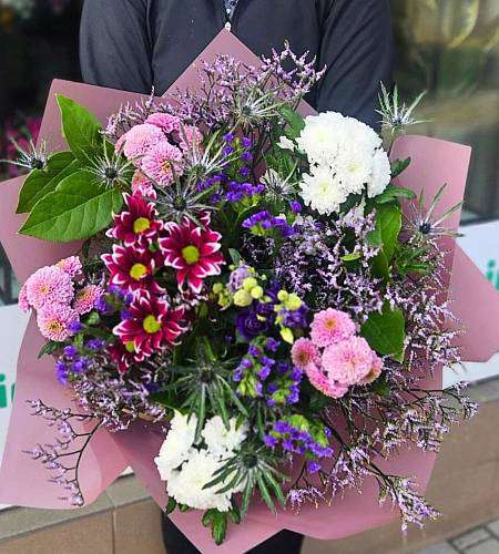 Букет фиолетовый