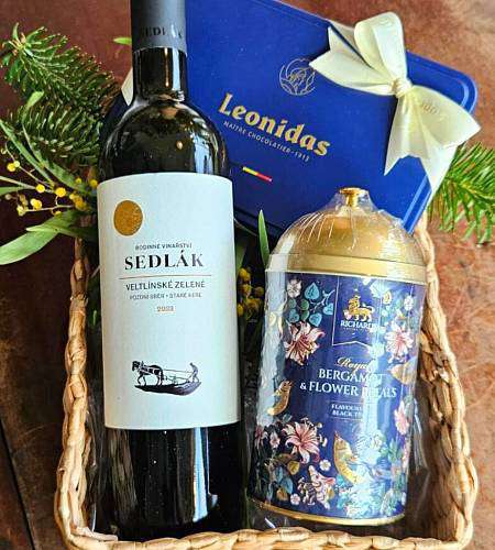 The Blue Gift Basket