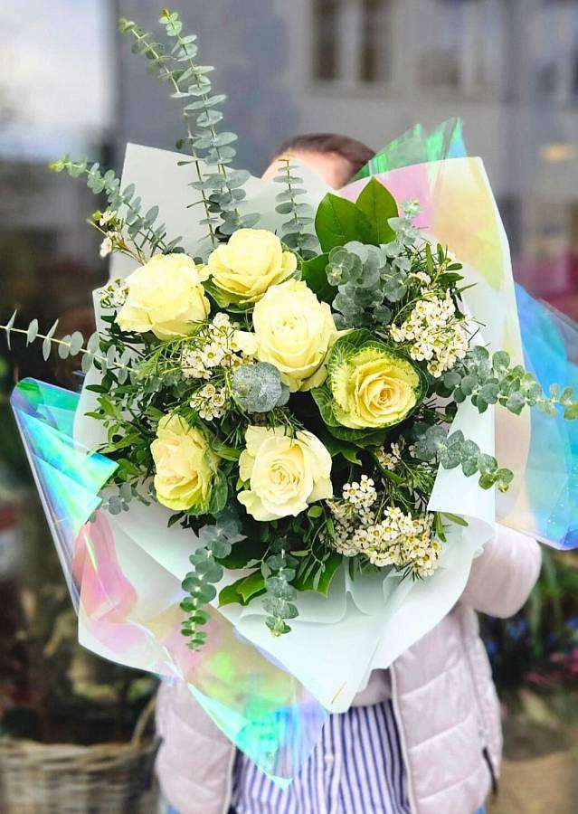 Bouquet of silver cabbage