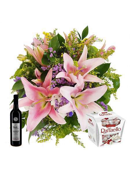 Lily Nostalgia with Wine and Raffaello