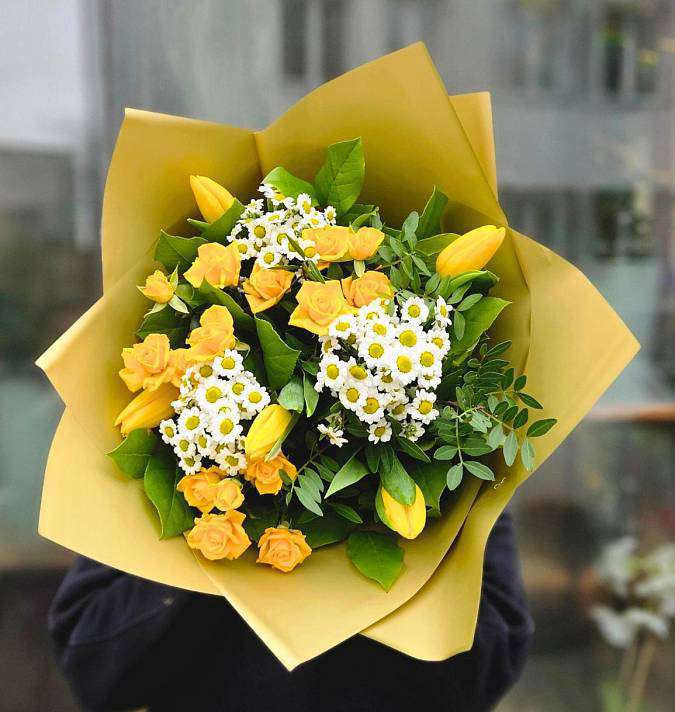 Kytice Žlutý tulipánek