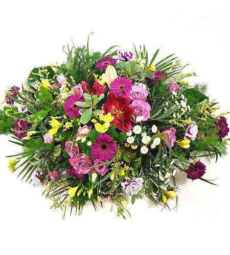 Funeral bouquet flower mix
